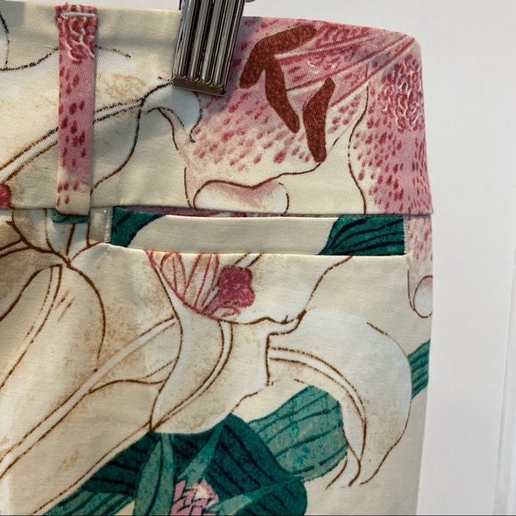 Ann Taylor factory botanical print ankle pants. - Picture 10 of 16